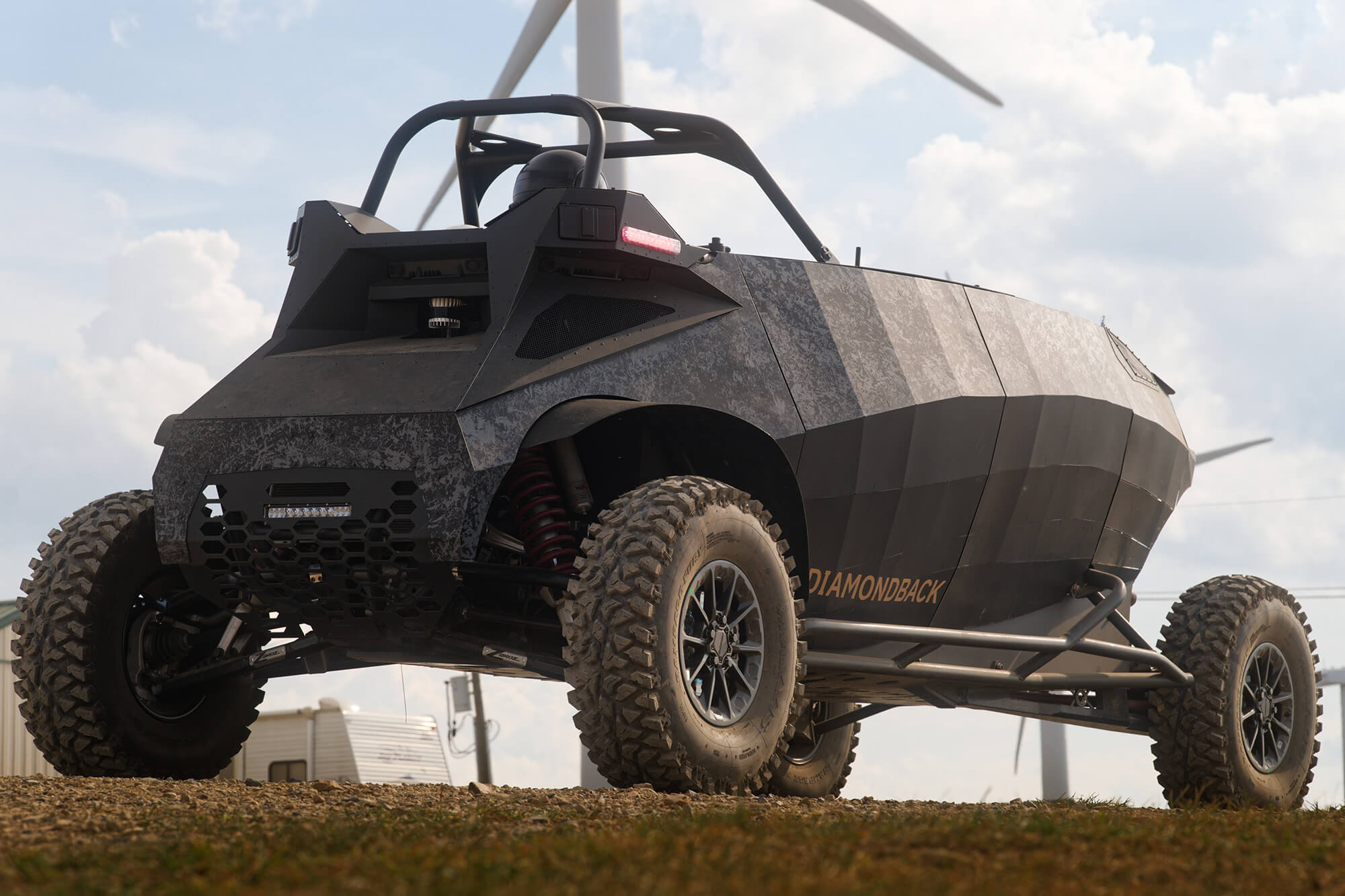 Off-Road Autonomous Military Vehicle